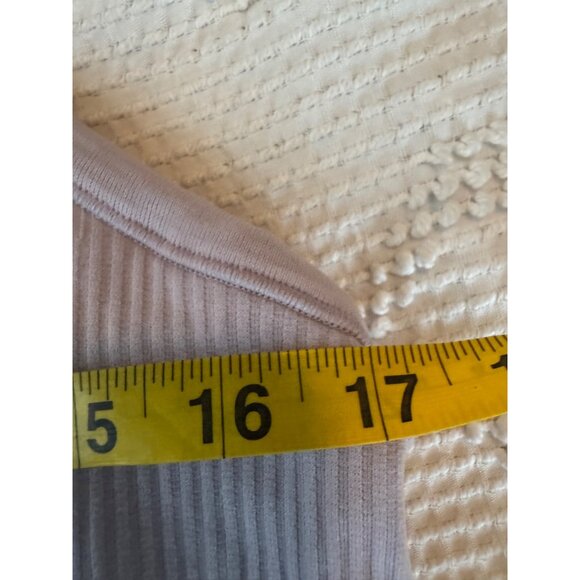 Lululemon Womens Ribbed Tank Top Gray Racerback - Picture 4 of 6